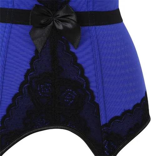Vista 24 de Zhitunemi Corsés Lencería Para Mujer Bustier: Sexy Traje De Halloween Mujer Correa Bustier - Salir Tops Sesión De Fotos Corsé