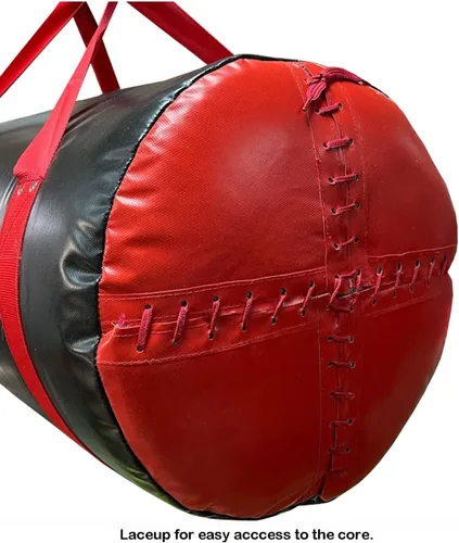Vista 4 de Ultimate Synthetic Leather Uppercut Bag 60 lbs, Durable & Versatile for Boxing, MMA, Muay Thai, Fitness Training – Thick ToughTek, Reinforced