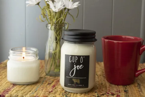 Vista 7 de Milkhouse Candle Company - Farmhouse Collection - Vela en tarro. Blanco