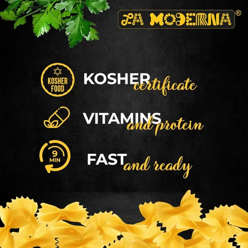 Vista 3 de La Moderna Pajarita Corbata Pasta Tradicional, 7 onzas, paquete de 1