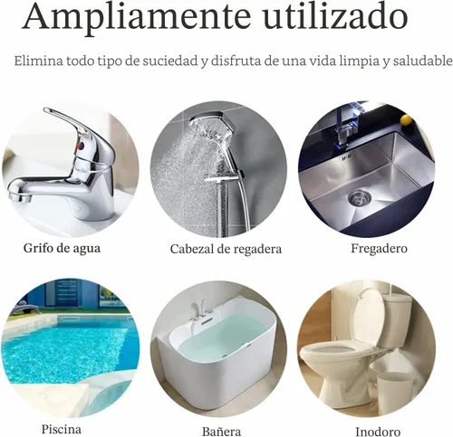 Vista 7 de Paquete de 6 piedras pómez para limpieza de inodoro, barra limpiadora para eliminar los anillos de agua dura, acumulación de calcio y óxido