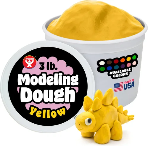 Vista 22 de Hygloss Masa de Modelado para Niños – Masa Sensorial Segura y No Tóxica para Artes y Manualidades – Tubo de 1.4 kg – Arcilla de Juego
