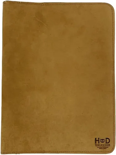 Vista 11 de Hide & Drink, Journal Cover Compatible with Moleskine XL (7.5 x 9.75 in) with Strap, Refillable Case, Personal Planner, Full Grain Leather, Handmade