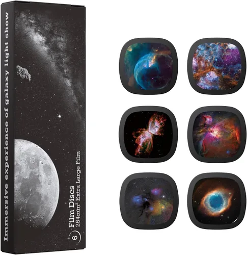 Vista 11 de Disco Proyector Galaxy – Diapositiva Proyector Ultra HD, Compatible con Proyectores Galaxy Ainael y Modelos SKE-TKQ01 & BL-DQY02 – Set de 6 Discos