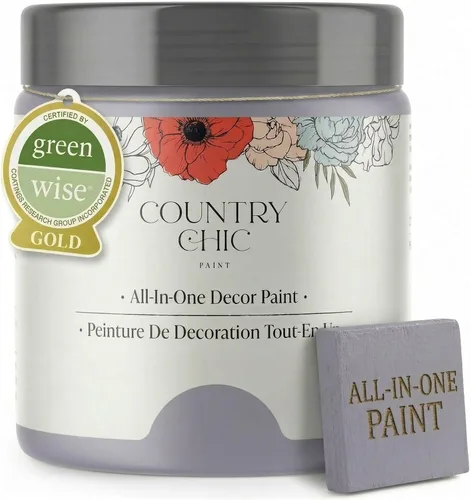 Vista 69 de Country Chic - Pintura a la tiza todo en uno para muebles y armarios, ecológica, acabado mate, con primer y sellador, para madera y metal, Alchemist