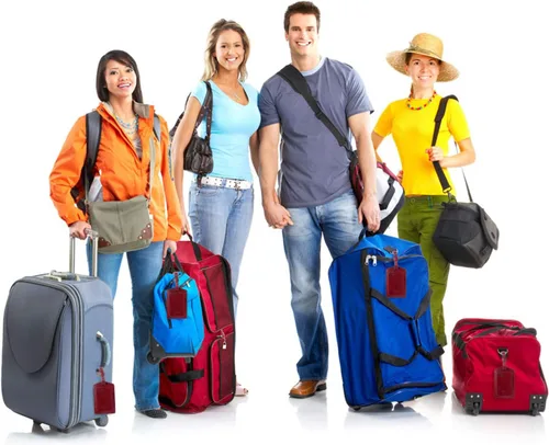 Vista 7 de S-ZONE Etiqueta de identificación de etiquetas de equipaje de cuero para maletas, mochila de 2 piezas, conjunto