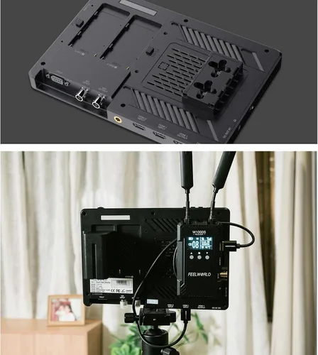 Vista 5 de FEELWORLD LUT11S 10.1 pulgadas DSLR cámara monitor de campo 3G-SDI 1920X1200 4K HDMI Ultra alta brillante 2000nit pantalla táctil