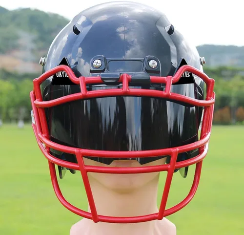 Vista 6 de Visera de fútbol para casco de fútbol americano para cascos de fútbol jóvenes y adultos
