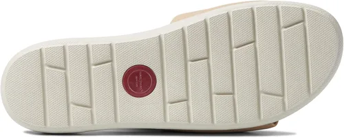 Vista 3 de Marc Joseph New York Sandalias planas de cuero genuino para mujer, puntera abierta, sin espalda, cómodas, ligeras, suela de EVA, a la moda, sin