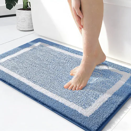 Vista 81 de OLANLY Alfombras de baño 24x16, tapetes de baño extra suaves y absorbentes de microfibra, antideslizantes, lavables a máquina, secan rápido