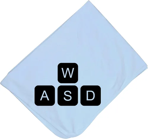 Vista 30 de Learning To Walk WASD - Gaming Baby Onesie - Hat - Blanket - Bib Package Combinations
