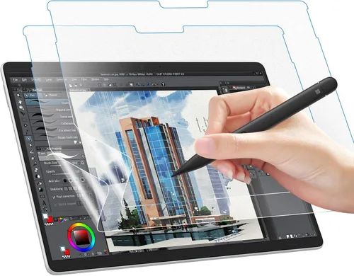 Vista 8 de MoKo Magnetic Paper Feeling Screen Protector for Surface Pro 12th 2026 Compatible with Surface Pro 11/10/9/8/X, Paper Texture, Anti-Glare, Anti