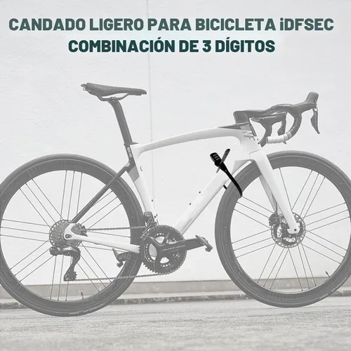 Vista 2 de Cerradura de bicicleta con brida de cremallera, bloqueo de cable ajustable con núcleo de acero inoxidable, bloqueo de cable multiusos para asegurar