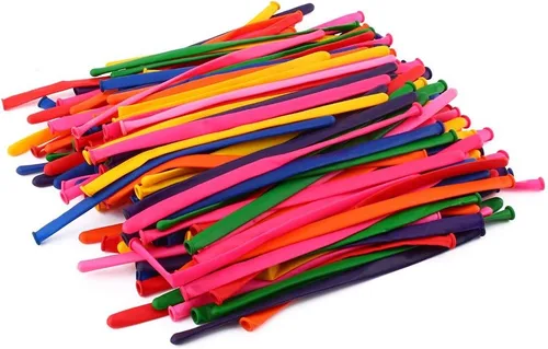 Vista 5 de Globos mágicos de animales, 200 globos de bricolaje, kit de animales, globos mágicos, flores, globos de látex para bodas con forma de animales