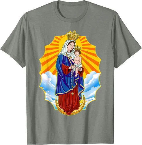 Vista 27 de Chinita Chiquinquira Venezuela Maracaibo Virgen Chiquinquira Chinita Zulia Camiseta negra