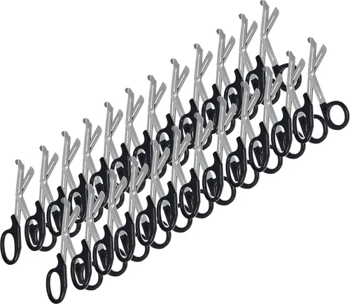 Vista 14 de Juego de 24 tijeras paramédicas EMT de 7.25 pulgadas, hechas de acero inoxidable de alta calidad, regalo ideal para EMT, enfermeras, médicos