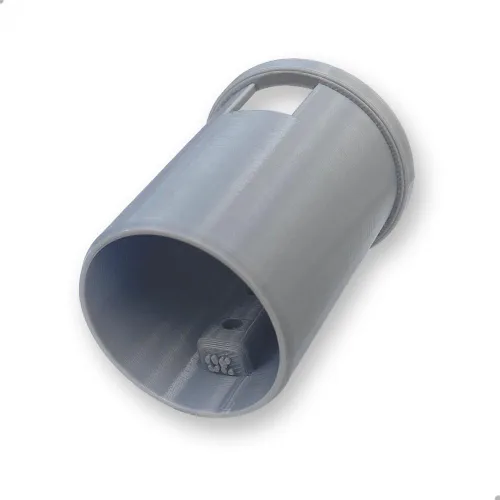 Vista 2 de Adaptador de montaje para poste de bandera para plato rectangular de 2 generación Starlink compatible con poste de bandera plegable de 20 pies
