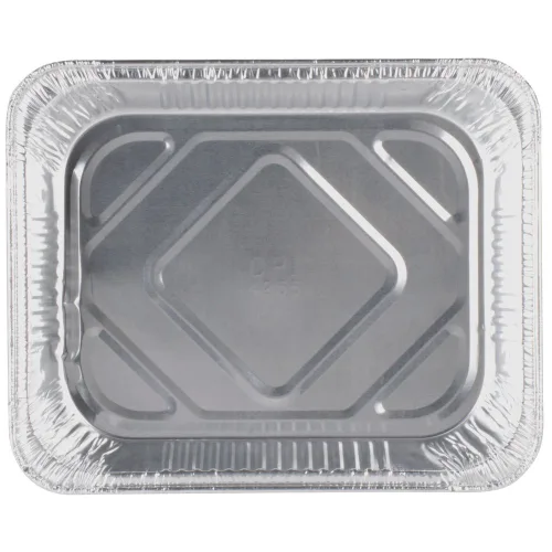 Vista 2 de Durable Packaging Sartenes de mesa de vapor de aluminio, tamaño medio, 2.19" de profundidad, 10.38 x 12.75, 100/cartón