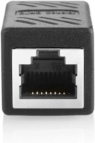 Vista 4 de Adaptador de extensión de acoplamiento RJ45, adaptador de extensión de acoplamiento Cat6A, cable Ethernet LAN para Cat7/Cat6a/Cat5e, adaptador