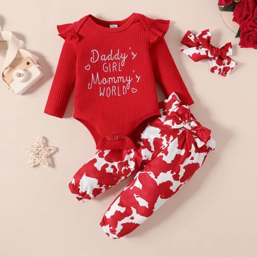 Vista 3 de NEOBELLA Ropa de bebé recién nacida de 0 a 18 meses de manga larga y pantalones con diadema, trajes de otoño e invierno