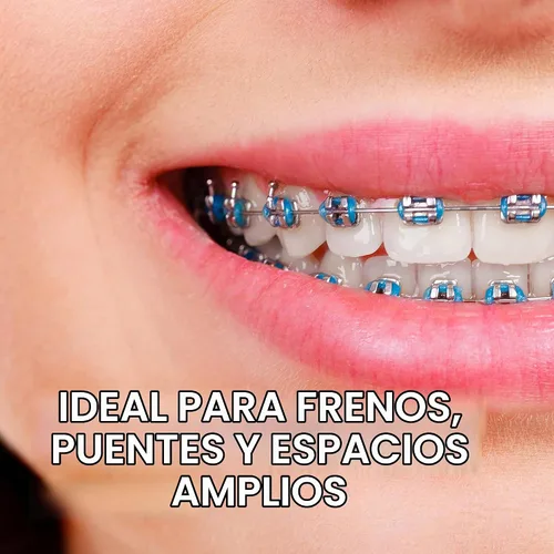 Vista 7 de Oral-B Hilo dental para brackets, Super Floss hebras precortadas, menta, 50 unidades, paquete de 2