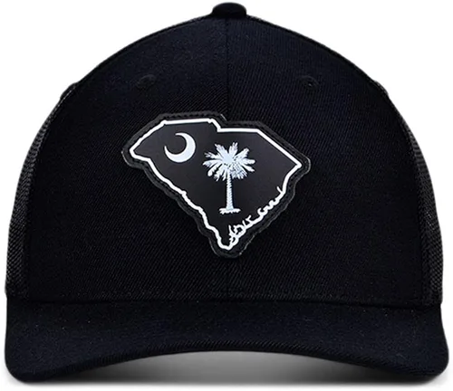 Vista 2 de Local Crowns Gorra con parche del estado de Carolina del Sur para hombre y mujer
