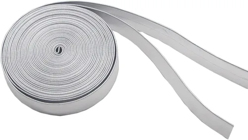 Vista 6 de Cinta de piel sintética plegable de 5 yardas para decoración del hogar, 0.591 in (5/8 pulgadas) (negro)