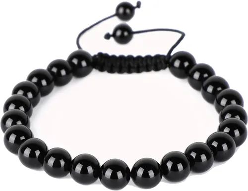Vista 80 de AD Beads Pulseras de piedras preciosas unisex de 0.315 pulgadas (0.315 in), macramé curativo ajustable de 7 a 9 pulgadas Usa esta pulsera