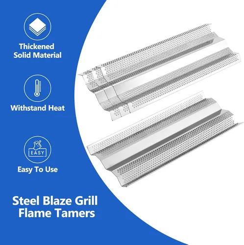 Vista 7 de Piezas de repuesto para parrilla de gas Blaze, placas de calor tradicionales de 3/4/5 quemadores BLZ-4-Cart BLZ-5-Cart Blaze 25 32 40 pulgadas LP NG