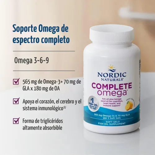Vista 3 de Complete Omega de limón de Nordic Naturals, 1770, 60, 1, 1
