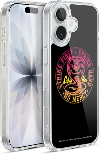 Vista 80 de Head Case Designs Funda de gel suave con licencia oficial de Cobra Kai Eagle Fang Logo Key Art compatible con Apple iPhone 7 Plus/iPhone 8 Plus