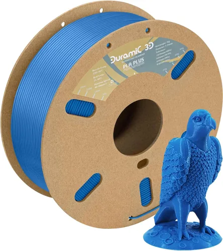 Vista 22 de DURAMIC 3D PLA Plus - Filamento de ácido poliláctico de 0.068 pulgadas para impresora 3D, color negro de 2.2 libras, 8 veces más resistente, carrete