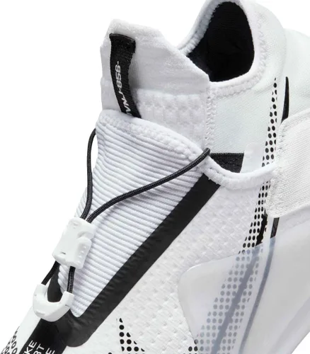 Vista 8 de Nike Force Zoom Trucha 7 tacos de metal blancos Plata talla 10