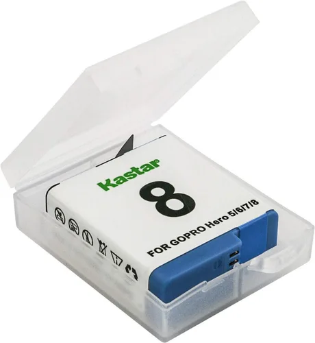 Vista 3 de Kastar Paquete de 1 batería de repuesto AHDBT-801 para GoPro HERO8 Hero 8, AHDBT-801, AHBBP-801, HERO7 Hero 7, AHDBT-701, AHBBP-701, HERO6 Hero 6