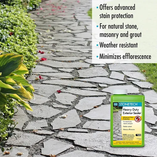 Vista 3 de STONETECH Sellador exterior resistente, botella de 1 cuarto de galón/32 oz (32.0 fl oz)