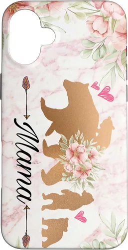 Vista 23 de Mama Bear & Cubs Design Phone Grip - Funda para iPhone 17 de 3 niños