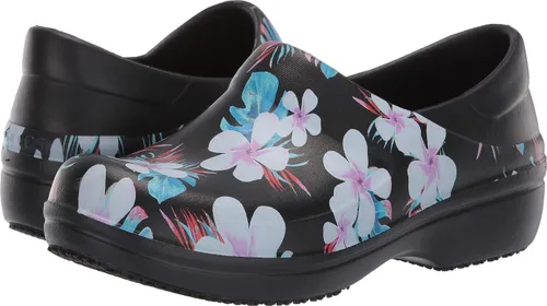 Vista 10 de Crocs Zuecos Neria Pro II para mujer, zapatos de trabajo antideslizantes, Negro