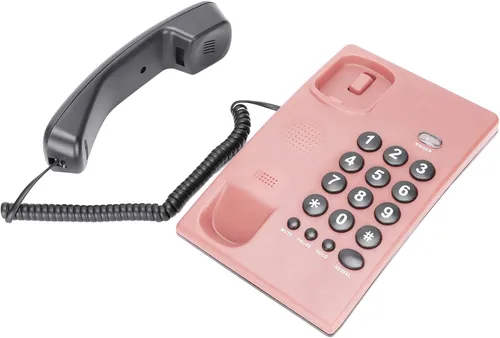Vista 6 de Teléfono con cable, escritorio con cable de escritorio, teléfono fijo para teléfono con cable con cable con doble auricular magnético, silencio