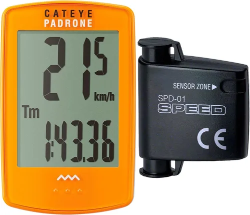 Vista 12 de CATEYE Computadora Inalámbrica para Bicicleta Padrone – Ciclocomputadora con Pantalla de Gran Tamaño, Velocímetro y Odómetro Inalámbricos, Montaje