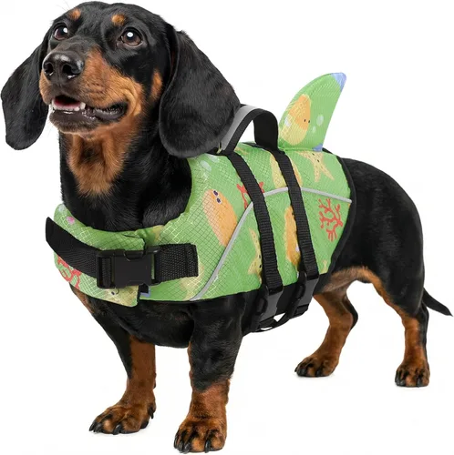 Vista 48 de Queenmore Chaleco Salvavidas para Perros Pequeños XXS, Chalecos Salvavidas para Cachorros para Perros Pequeños, Chaleco Salvavidas para Perros