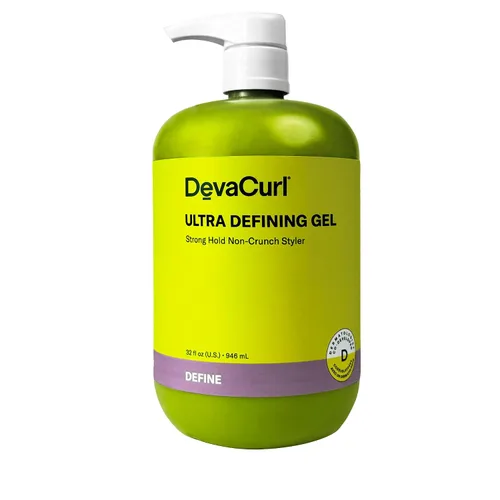 Vista 9 de DevaCurl Gel Ultra Defining Strong Hold No-Crunch Styler Fórmula no descamada Antiadherente