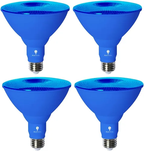Vista 19 de Bluex Bulbs Paquete de 2 bombillas de luz LED BlueX Par38 de inundación color rojo - 18W (equivalente a 120 vatios) - Clasificación de humedad