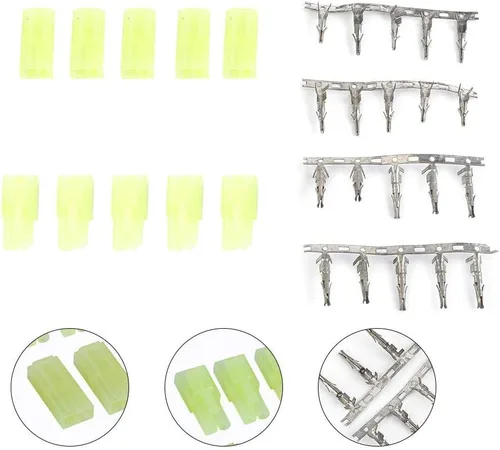 Vista 3 de 5 pares mini macho y hembra conector de enchufe para aviones RC NiMH aviones