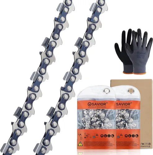 Vista 18 de Savior 4Pack GTA 26 Cadena de Motosierra Mini de 4 Pulgadas de 1/4" LP.043" de Calibre 28 Enlace de Transmisión para Podadora de Hojas Stihl GTA 26