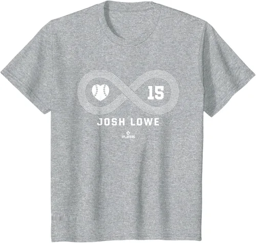 Vista 8 de Camiseta Infinite Love Josh Lowe Tampa Bay MLBPA, Negro
