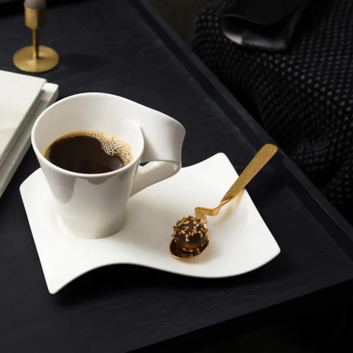 Vista 4 de Villeroy & Boch NewWave Caffé - Cuchara de té para después de la cena, color dorado