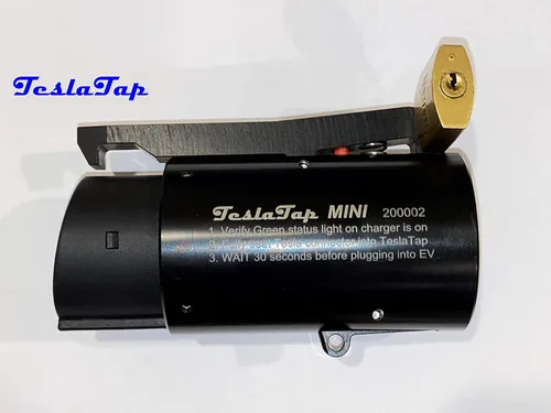 Vista 4 de Adaptador Mini Tesla a J-1772 - 80 amperios - Fabricado en Estados Unidos (TTMINI80)