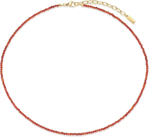 Vista 14 de COAI Collar de piedras preciosas para mujer, delicado collar de cuentas