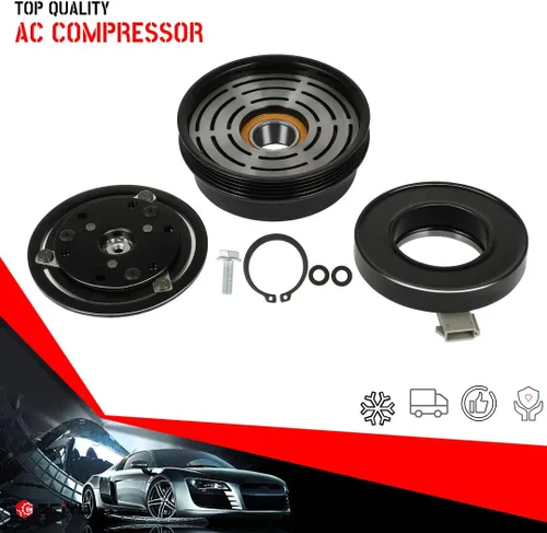 Vista 4 de CCIYU Embrague del compresor de CA para el coche 1993-1998 para el embrague del compresor del aire acondicionado de Mercury Villager 3.0L