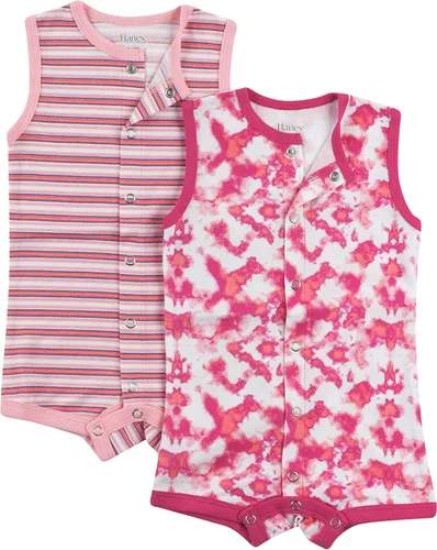 Vista 4 de Mamelucos Hanes Ultimate Baby Flexy sin mangas, 2 unidades para bebé